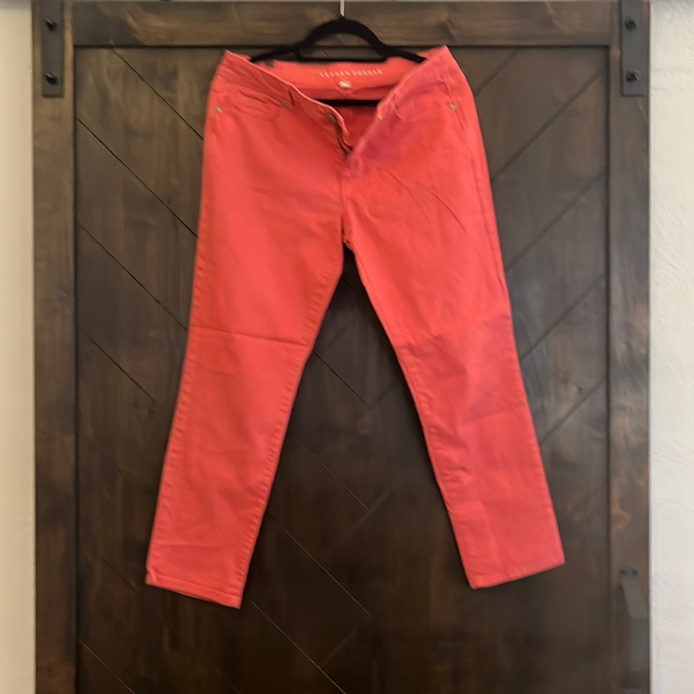 Lauren Conrad. Salmon jeans. Skinny Jean. Size 12
